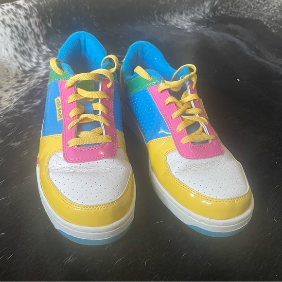 PRO-Keds Royal Court Mens Sneaker Size 10 Rare PM1407 Skittles edition! - Picture 2 of 9